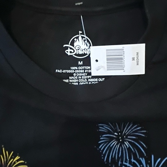 Walt Disney World Parks Fireworks T-Shirt. NWT Unisex Adult - Picture 5 of 7
